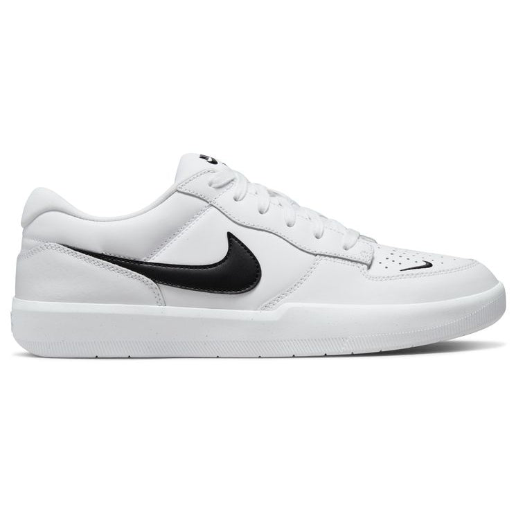 Nike SB Force 58 Premium Skateboard Shoe White Black White White