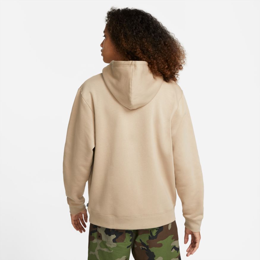 Khaki Nike SB Icon Logo Hoodie Back