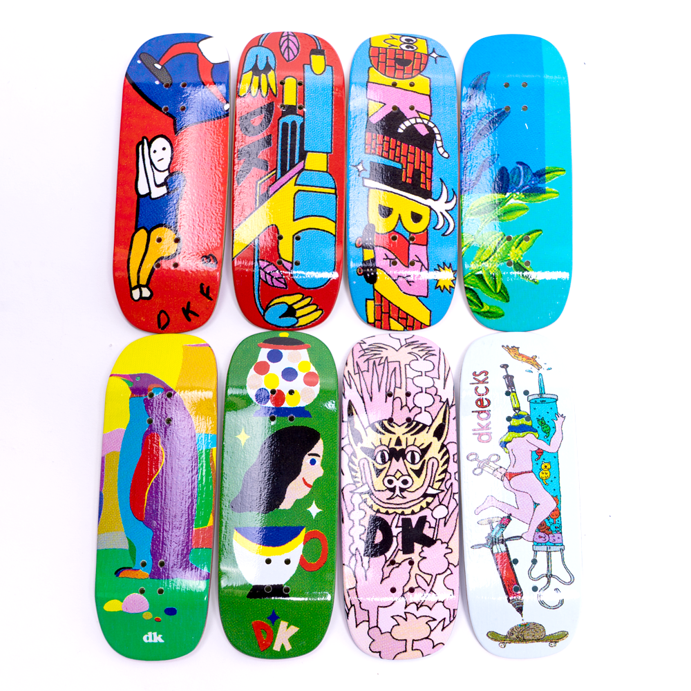 Boxy Shape DK Fingerboard Deck