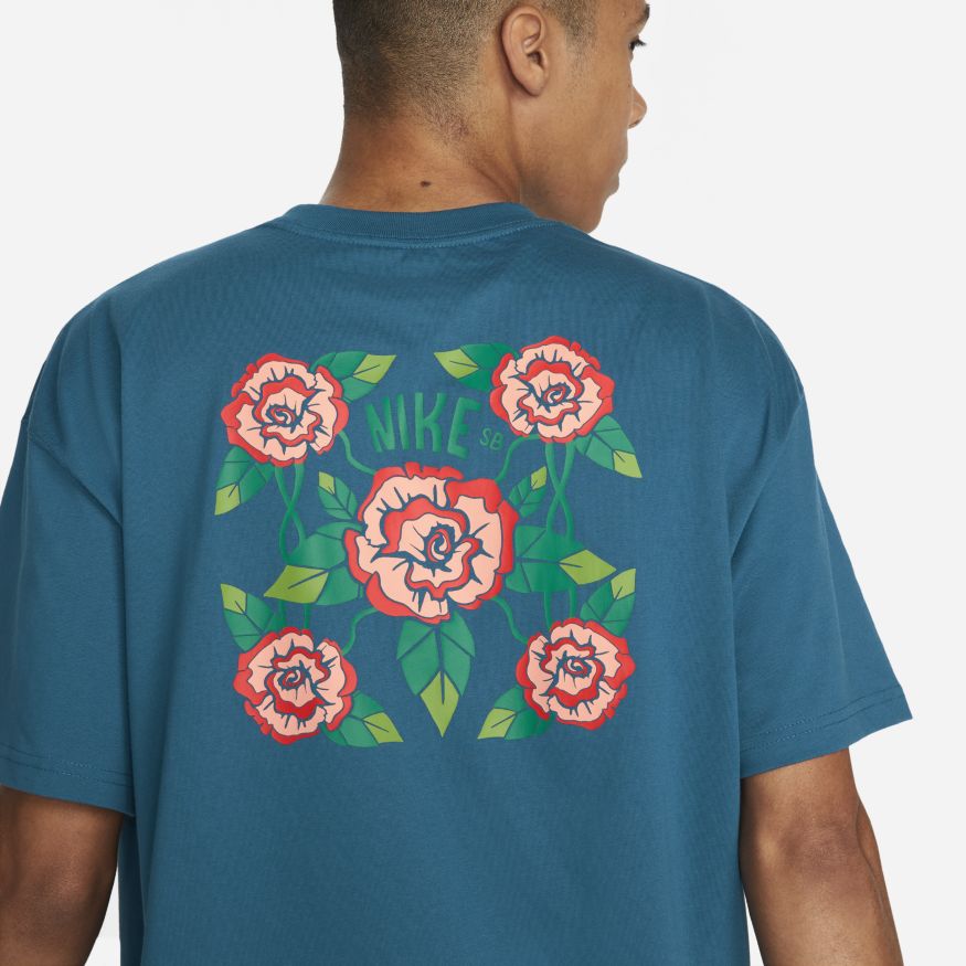 Nike SB Mosaic Roses Tee - Turquoise