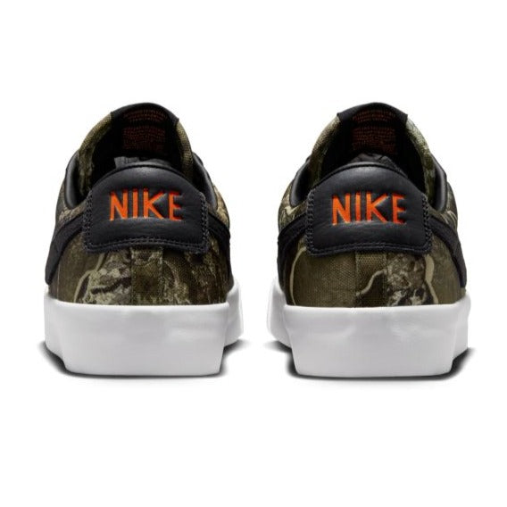 Camo GT Blazer Low Nike SB Skate Shoe Back