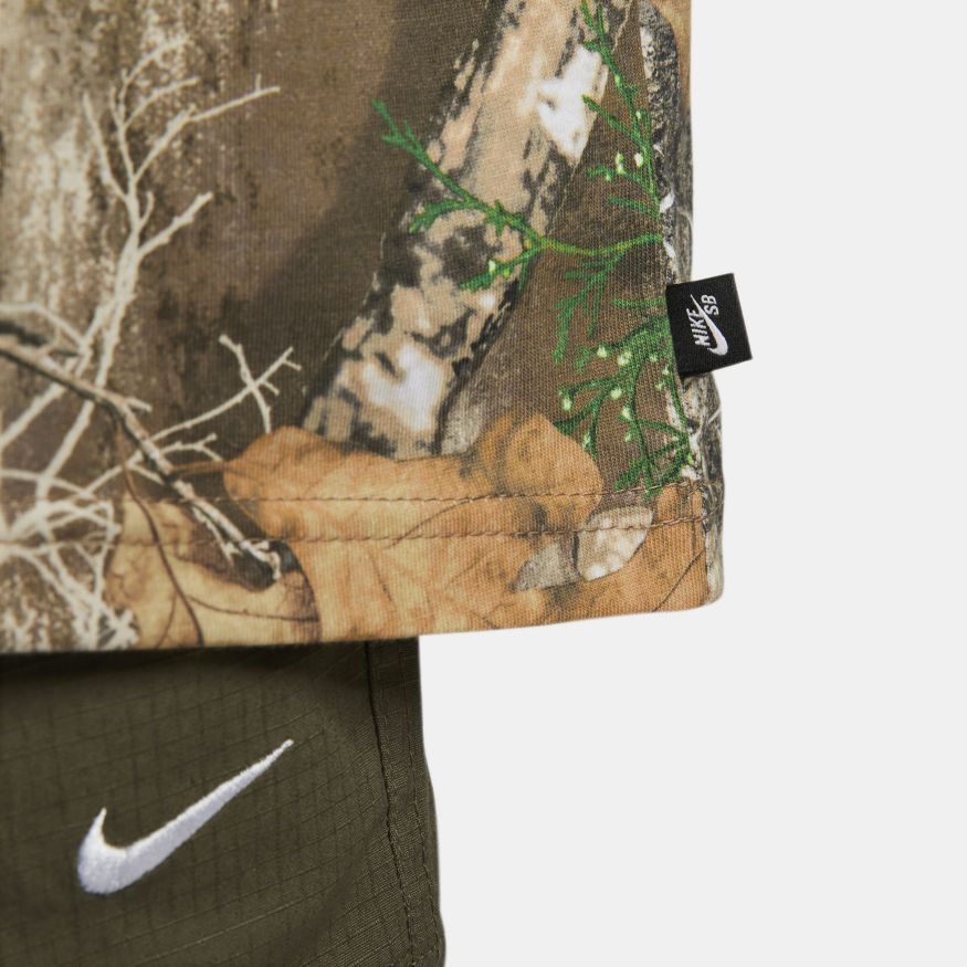 Real Tree Nike SB T-Shirt Detail