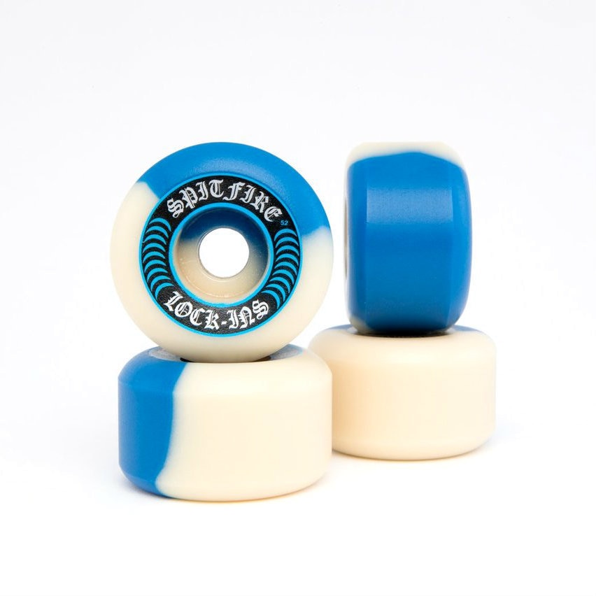 Spitfire Formula Four 99D Lock-Ins Swirl Cobalt Blue/Natural Skateboard Wheels