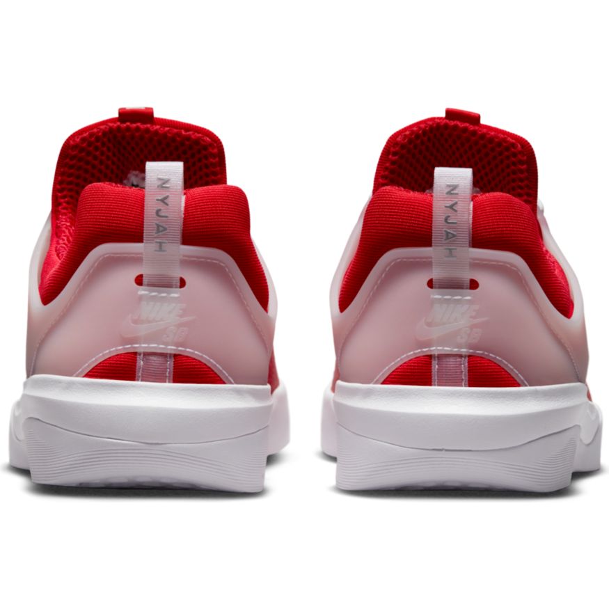 University Red Nyjah 3 Nike SB Skateboarding Shoe Back