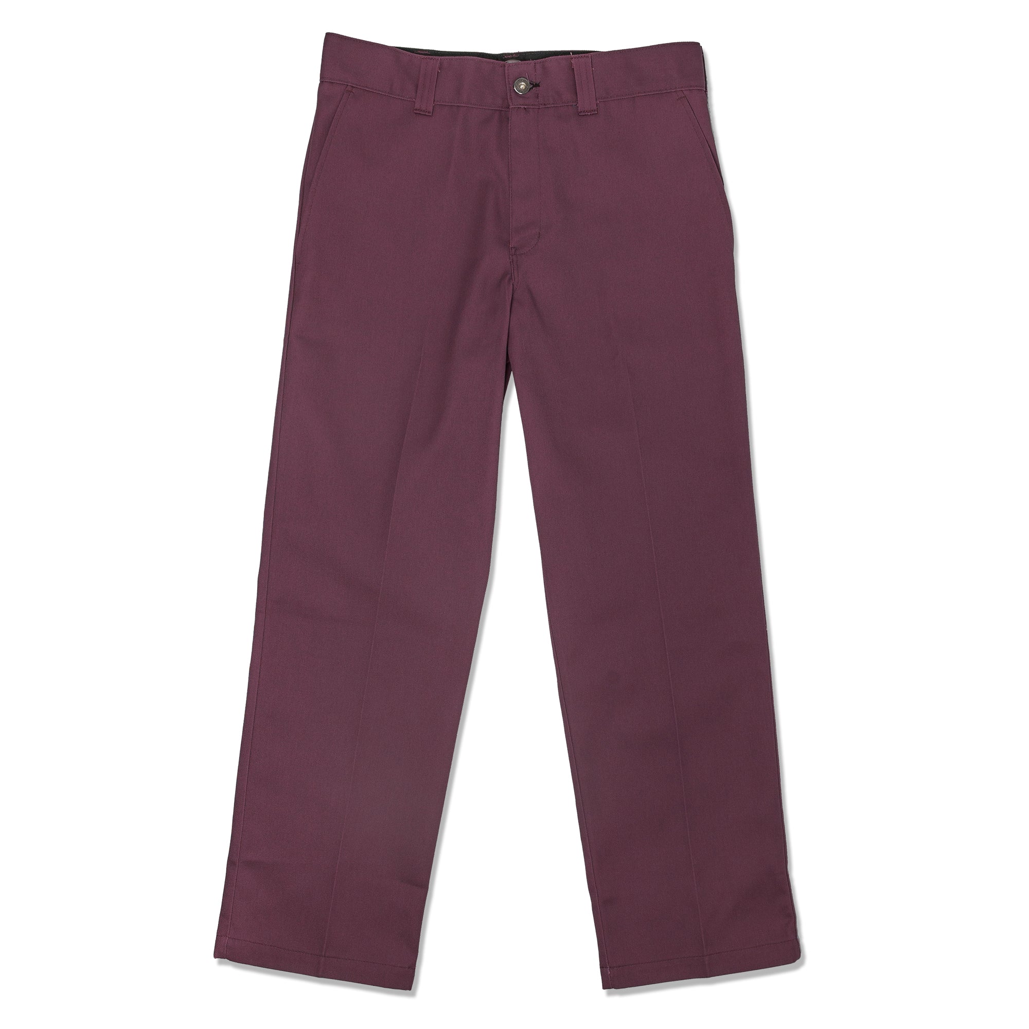 Maroon Dickies Regular Fit Skateboarding Pants Front