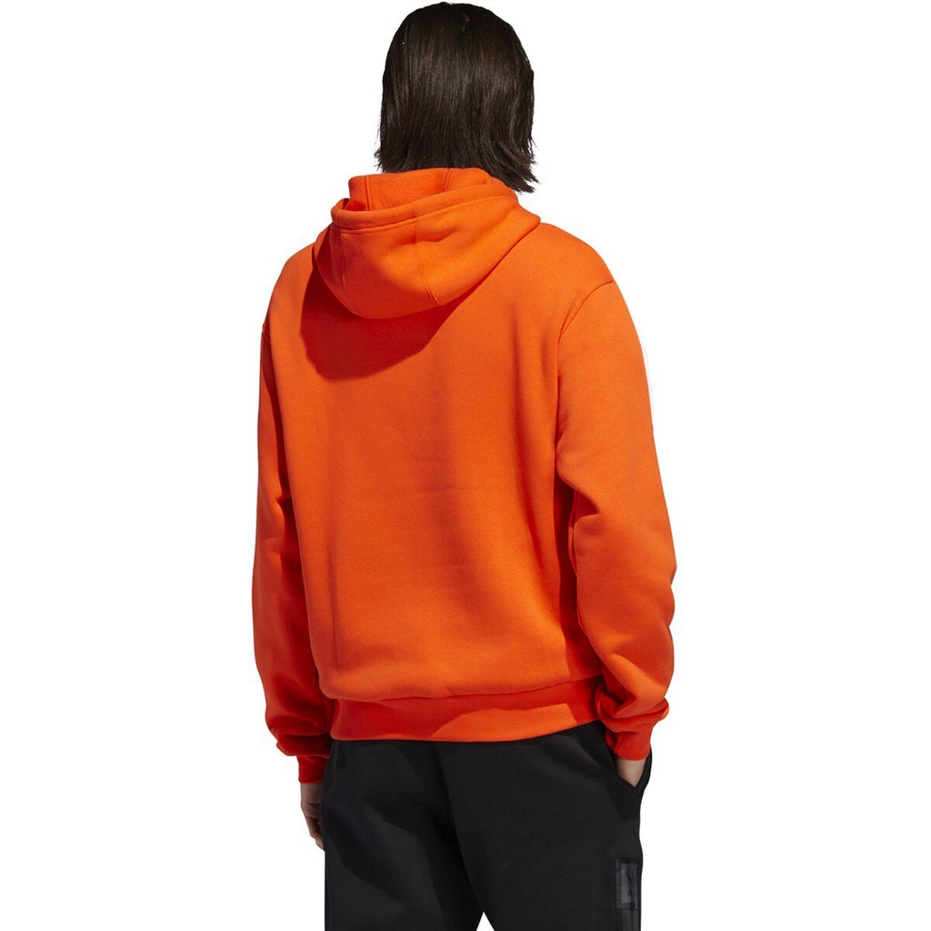 Adidas Men's Logo Long Sleeve Front Pocket Coref Pullover Hoodie