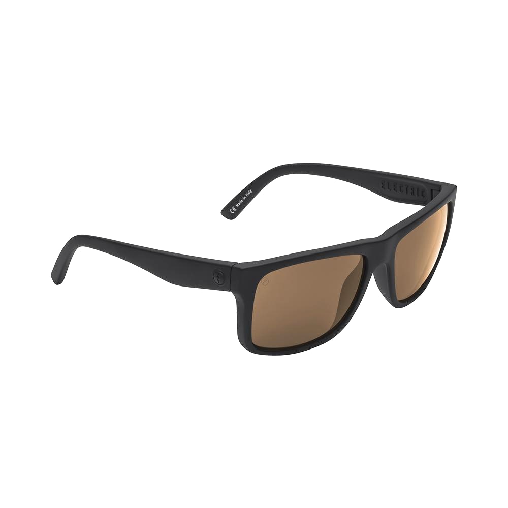 Electric Swingarm Sunglasses - Matte Black/Bronze Polarized