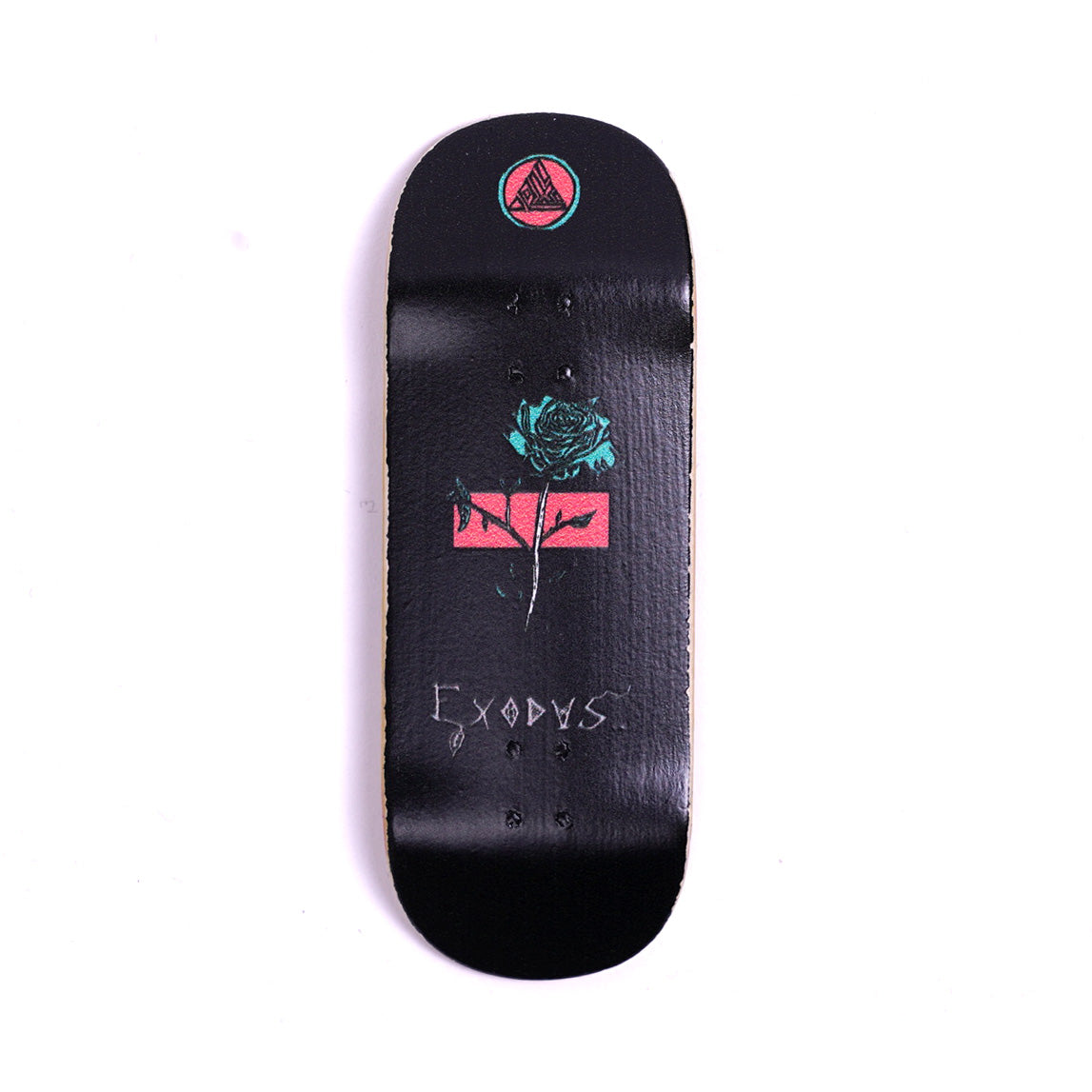 Black Exodus x DK Anoixi Rose Fingerboard Deck