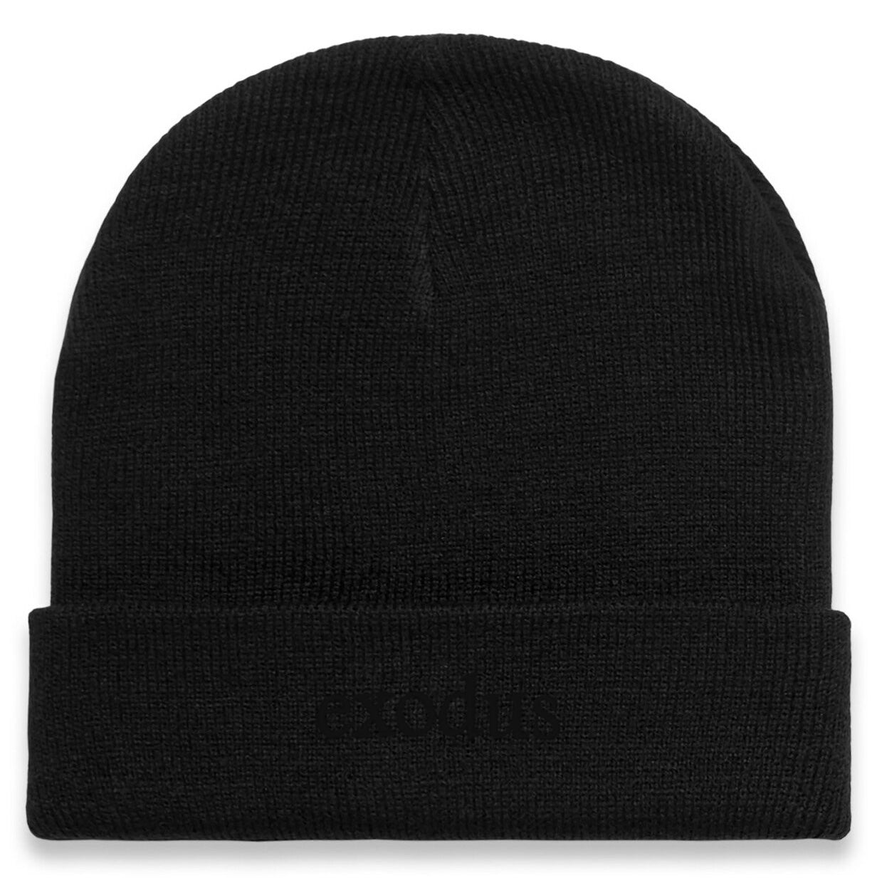 Exodus Clean Cuff Beanie - Black/Black