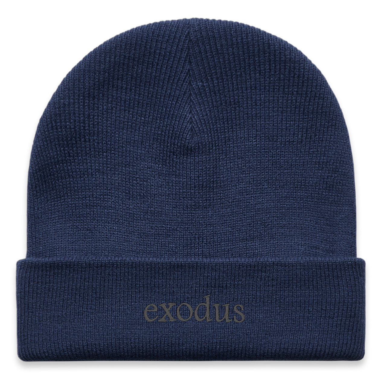 Exodus Clean Cuff Beanie - Dark Blue