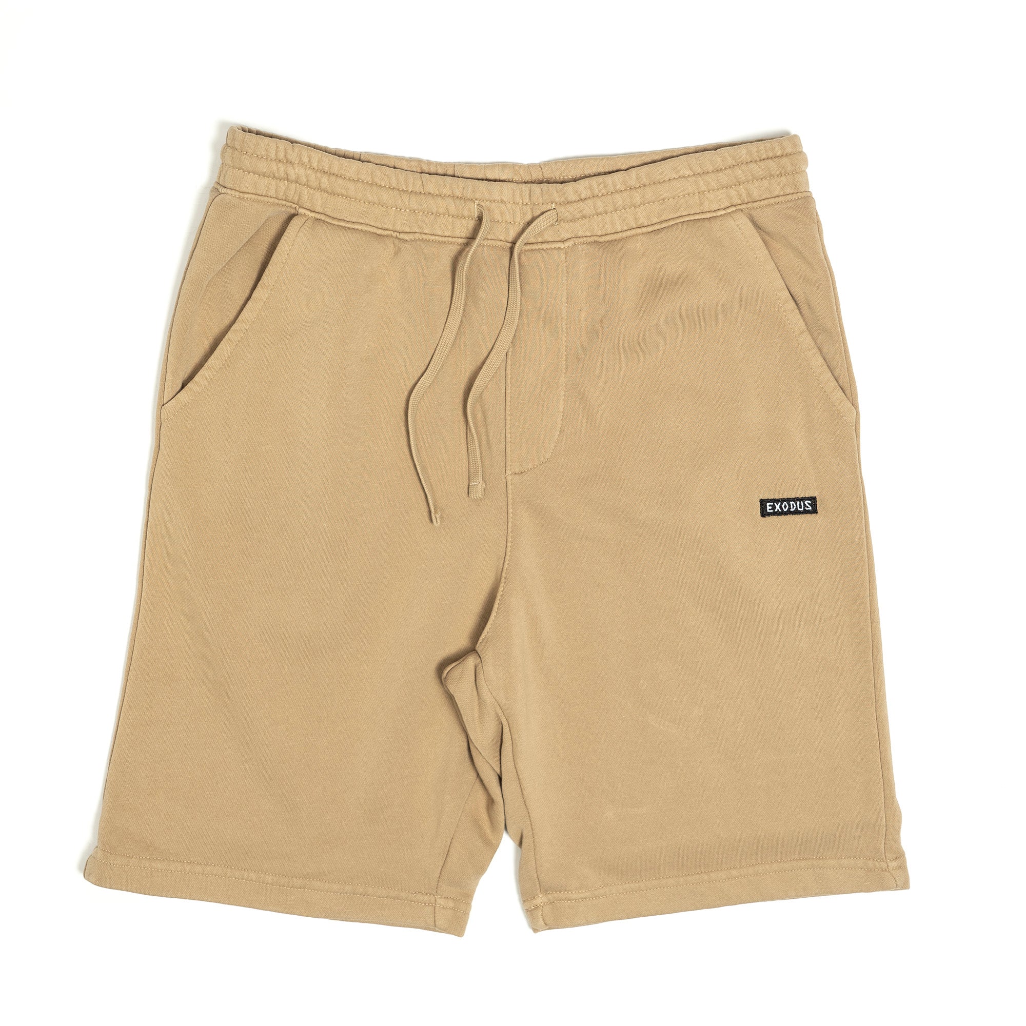 Exodus Optical Pigment Dyed Sweatshorts - Sand