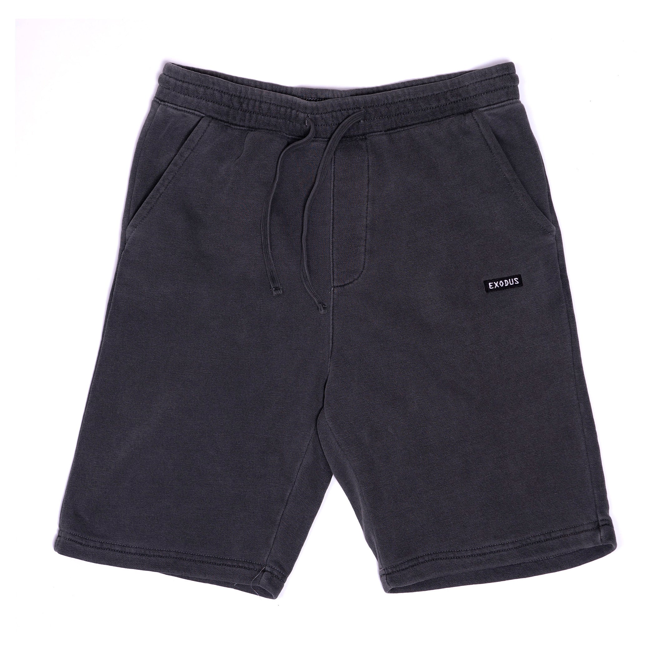 Exodus Optical Pigment Dyed Sweatshorts - Black