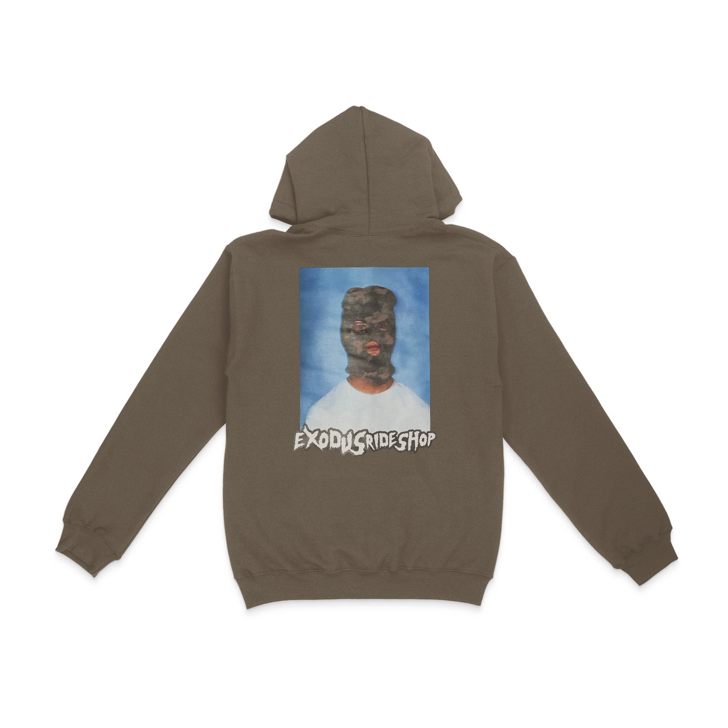 Exodus Ski Mask Midweight Pullover Hoodie - Brown