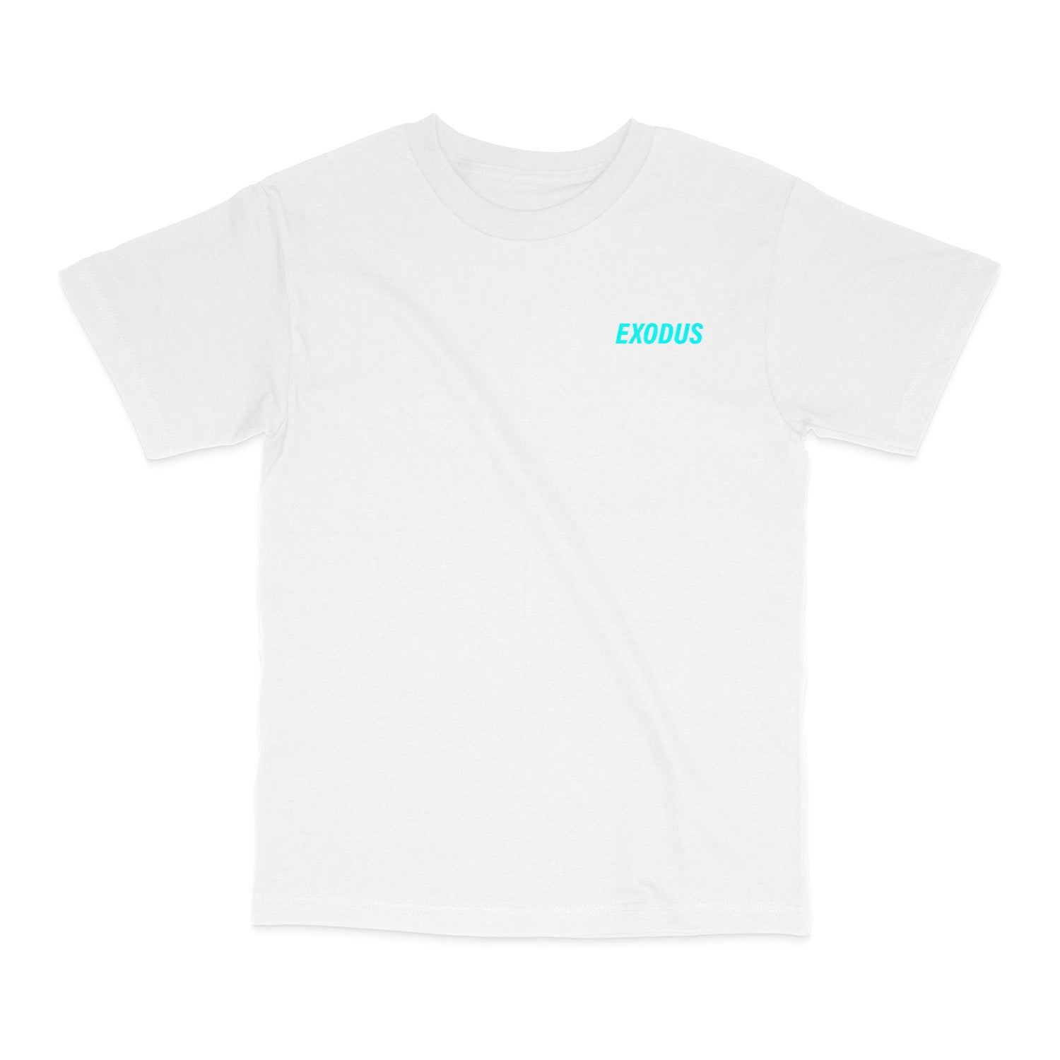 Exodus T1 Logo Tee White/Teal