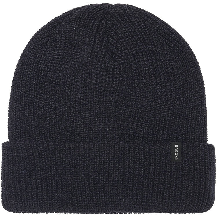 Exodus Classic Fold Beanie - Black