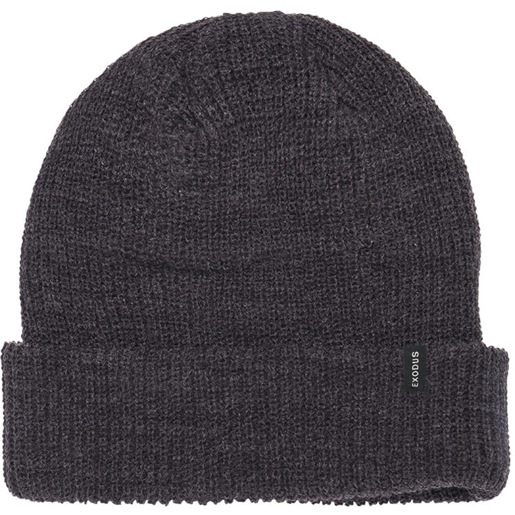 Exodus Classic Fold Beanie - Dark Grey Heather