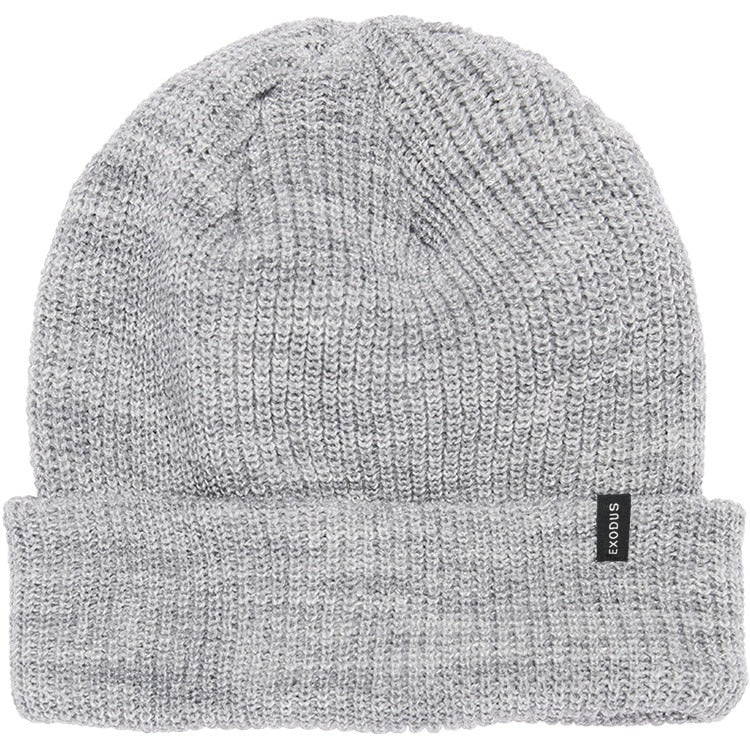 Exodus Classic Fold Beanie - Heather Grey