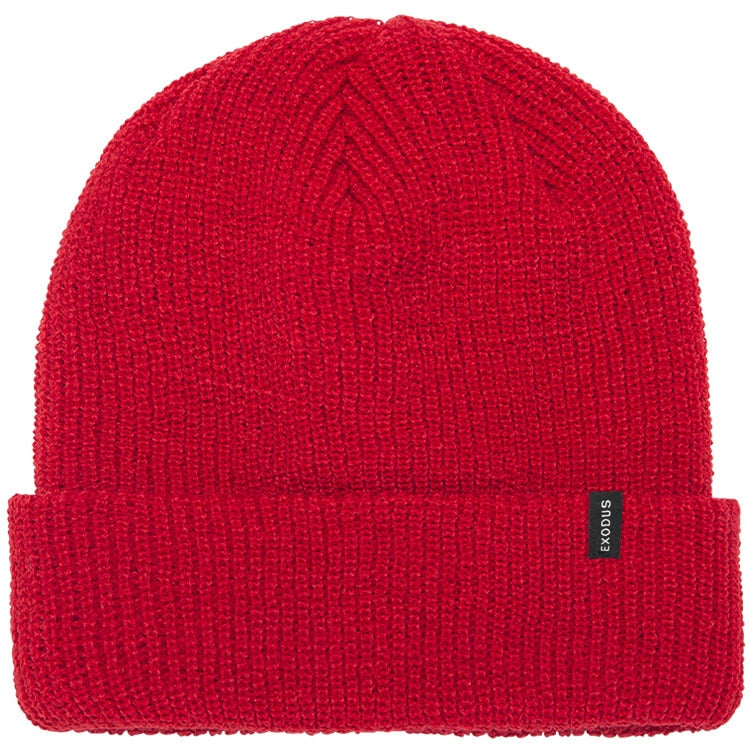 Exodus Classic Fold Beanie - Red