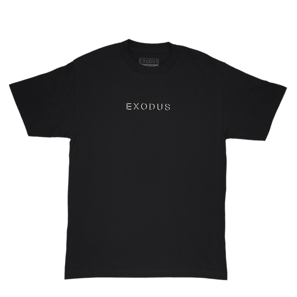 Exodus Offset Center Print Tee - Black