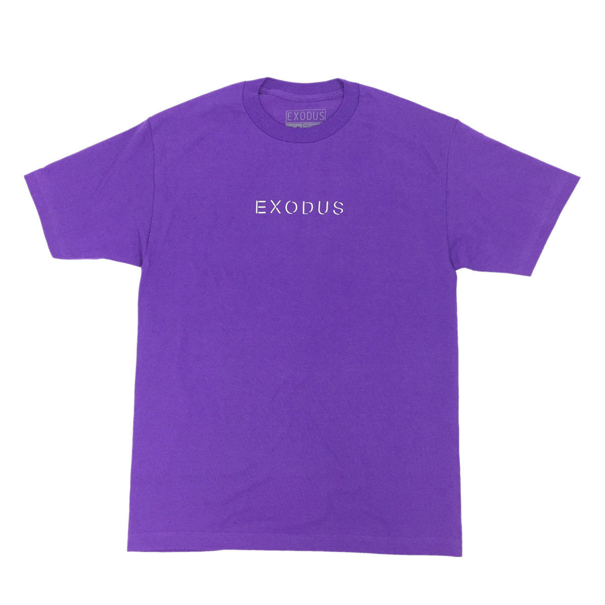 Exodus Offset Center Print Tee - Purple