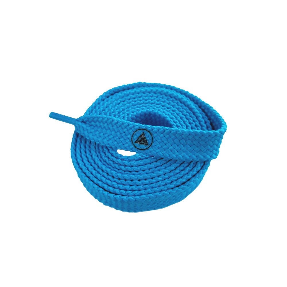 Exodus Logo Shoelace Belt - Cyan / Black