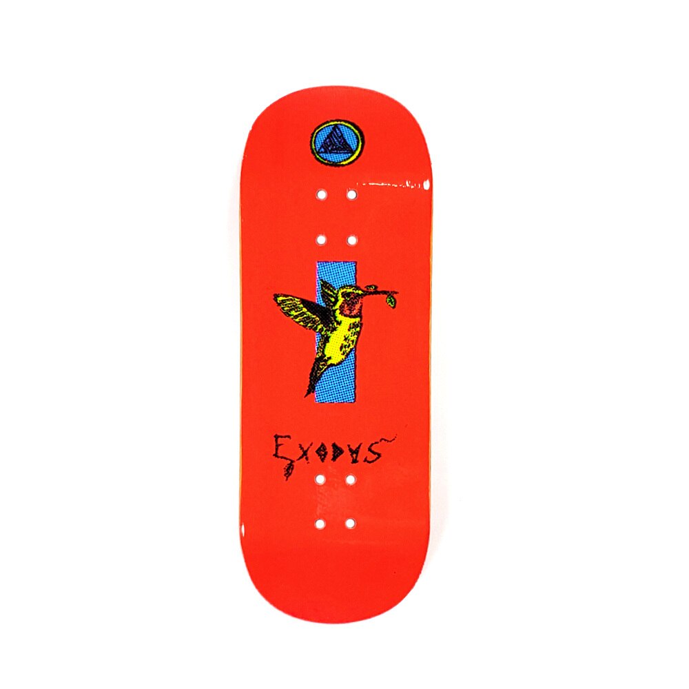 Exodus x DK Anoixi Bird Fingerboard Deck - Red