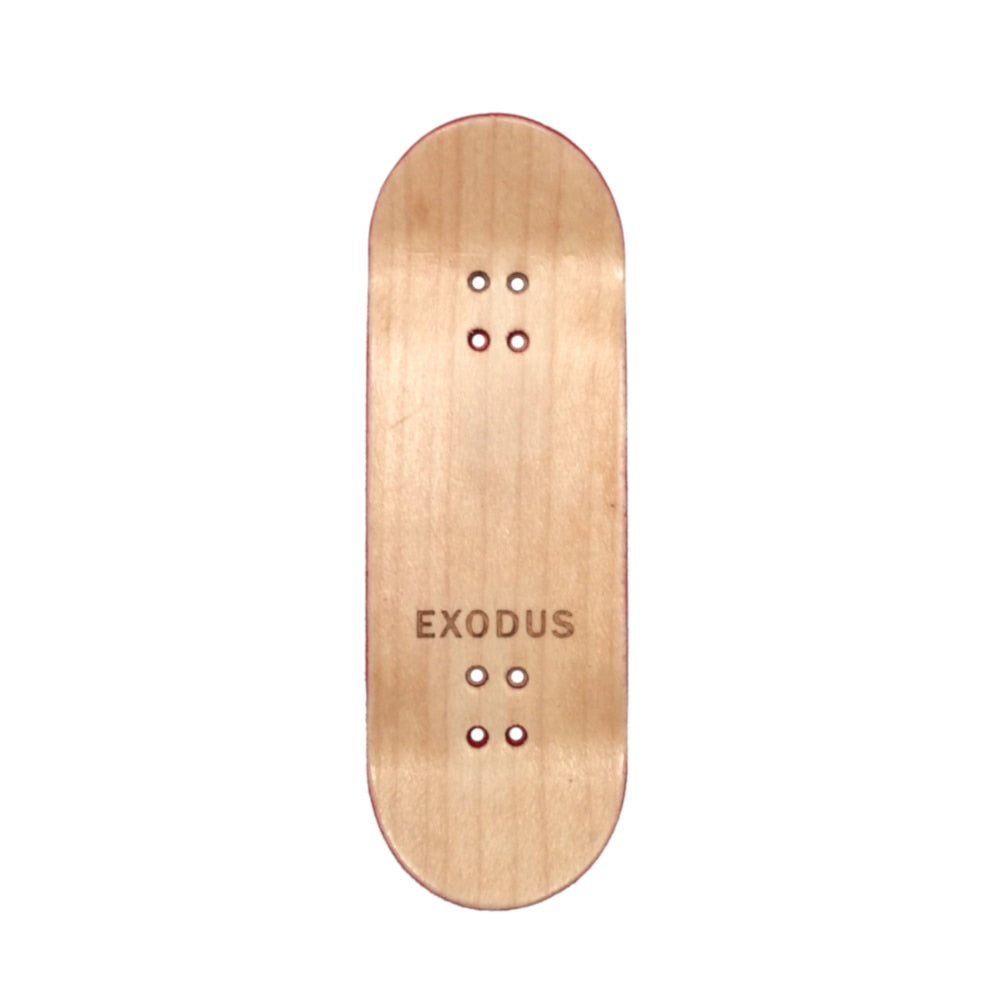 Exodus Ski Mask Fingerboard Deck - Natural