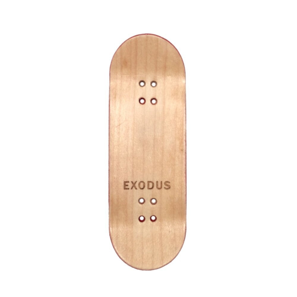 Exodus Anoixi Rose Fingerboard Deck - Black/Gold