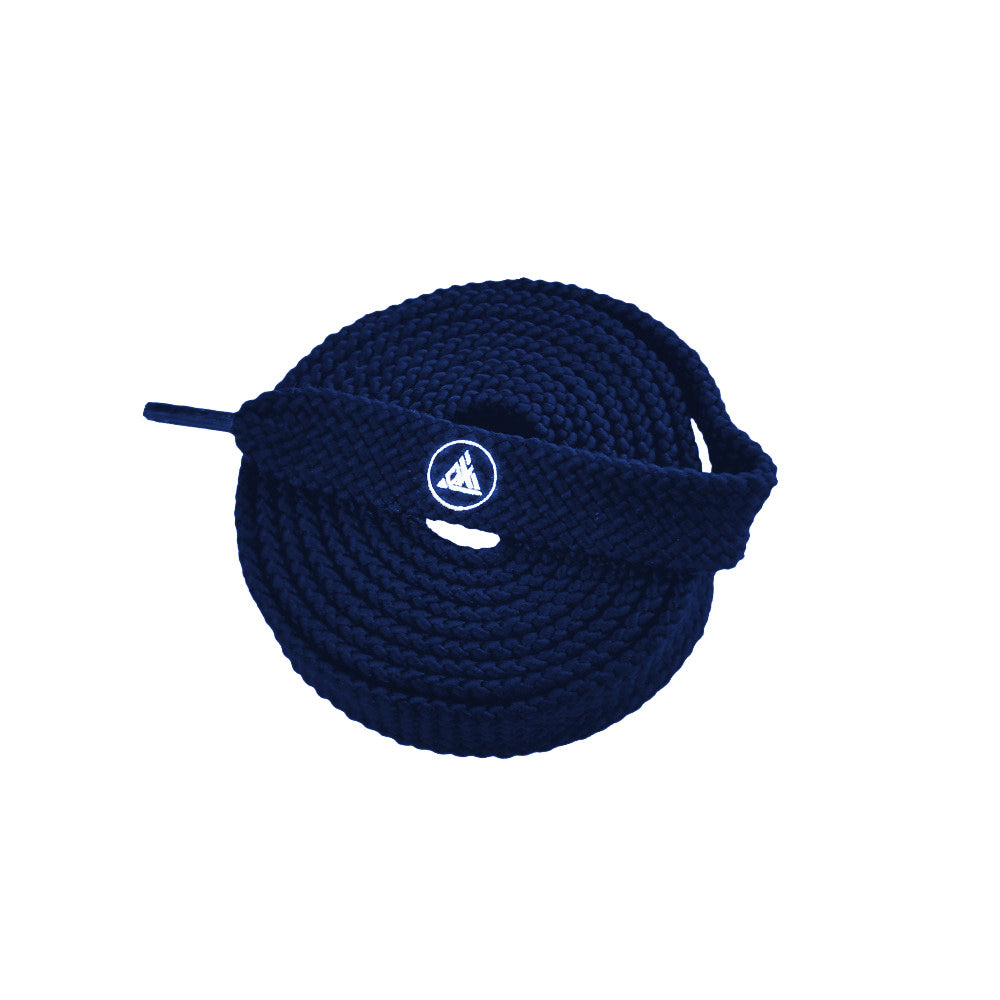 Exodus Logo Shoelace Belt - Navy/White