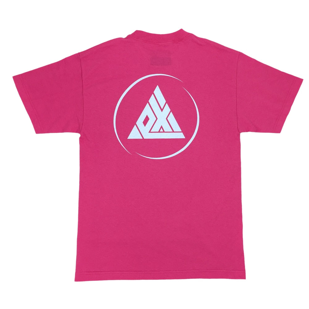 Exodus Offset Circle Logo Tee - Pink