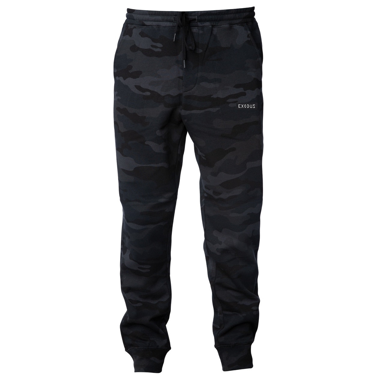 Exodus Optical Embroidered Sweatpants - Black Camo