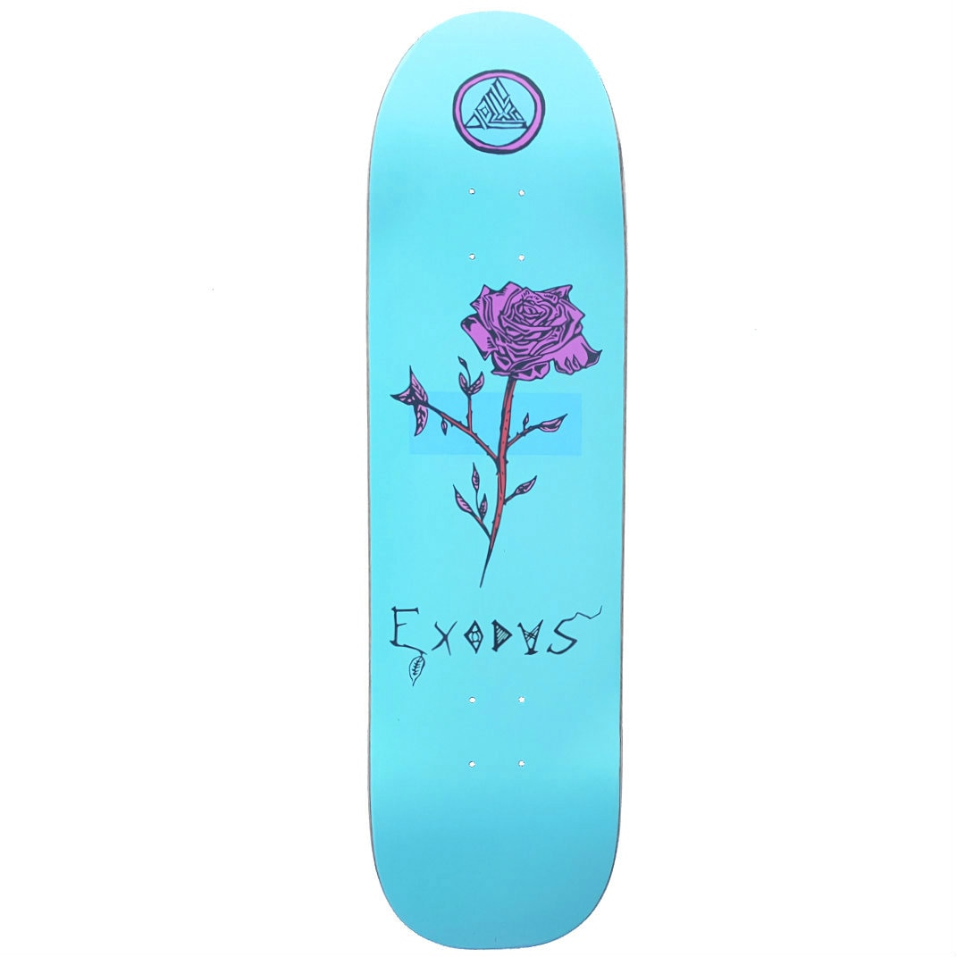 Exodus Anoixi Rose Shaped Skateboard Deck - Mint