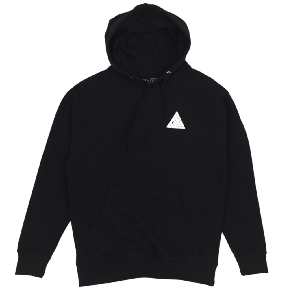 Exodus T1 Logo Pullover Hoodie - Black/White