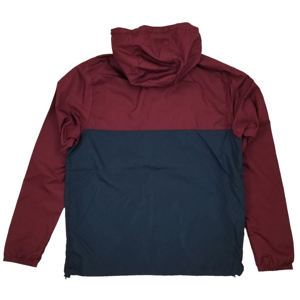 Exodus T1 Logo Windbreaker Jacket - Maroon/Navy/Black