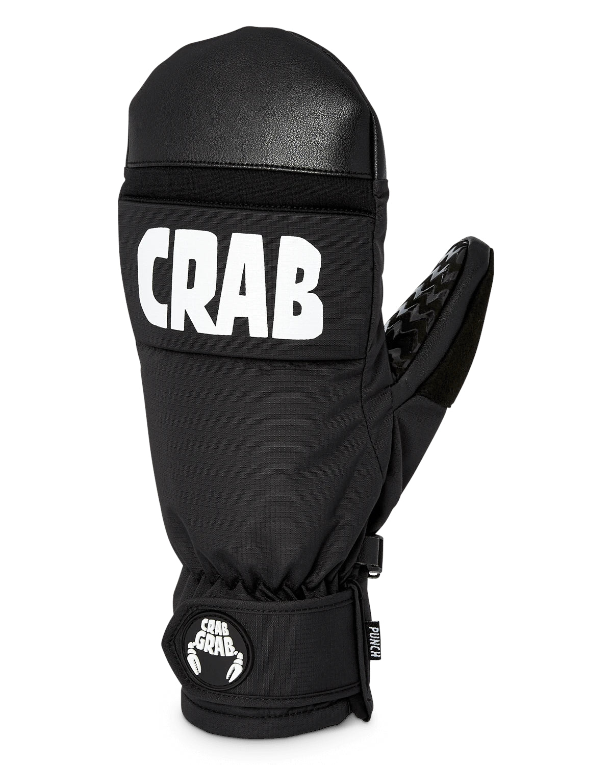 Black Punch Crab Grab Snowboard Mitten