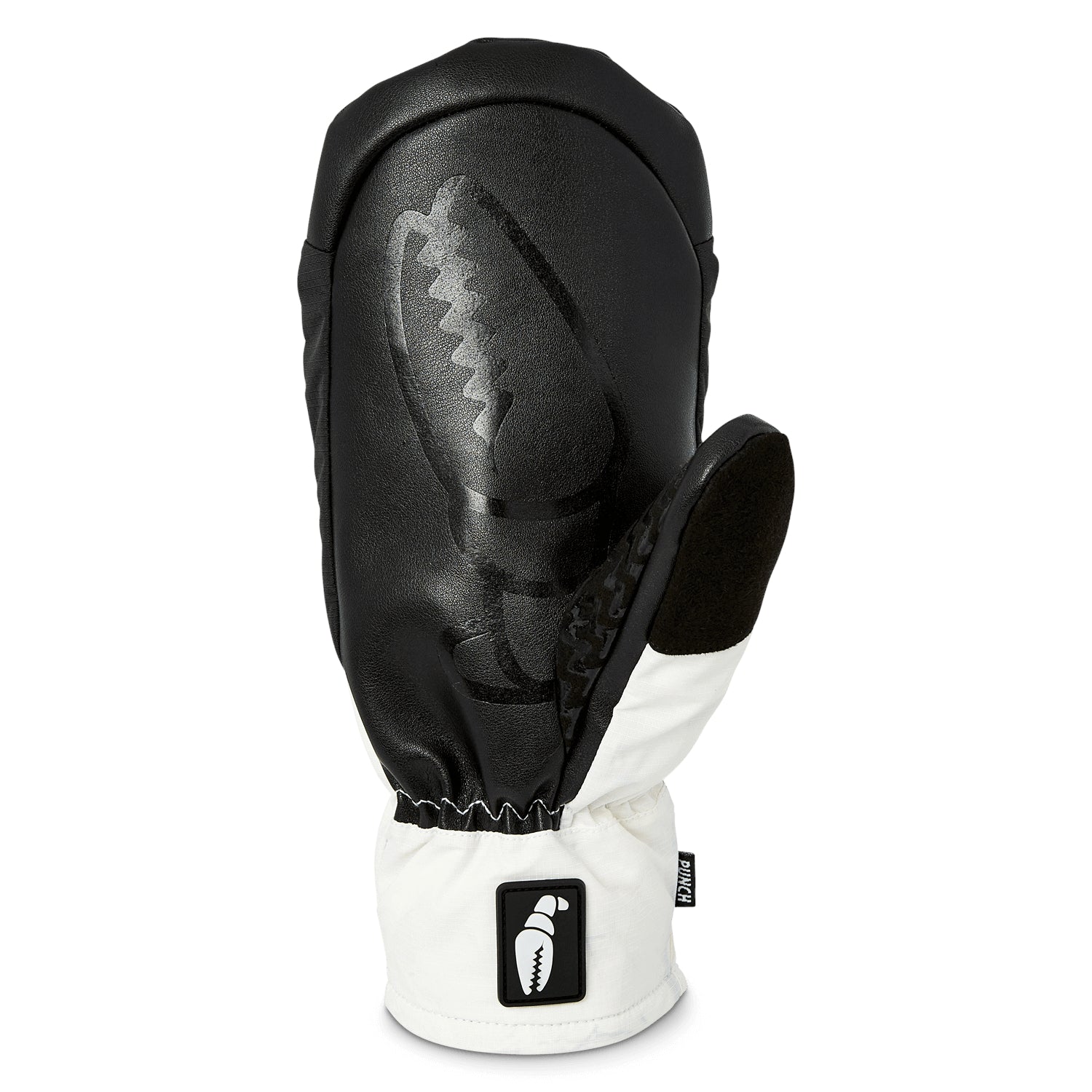 White Punch Crab Grab Snowboard Mittens