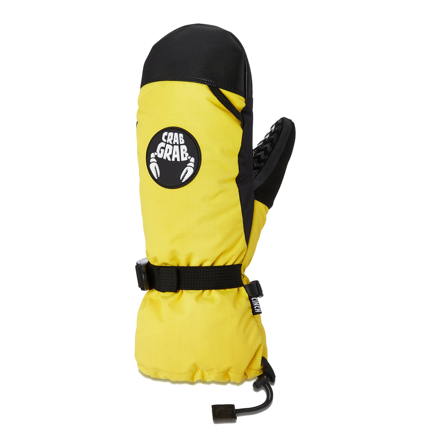 Mellow Yellow Crab Grab Cinch Snowboard Mitts