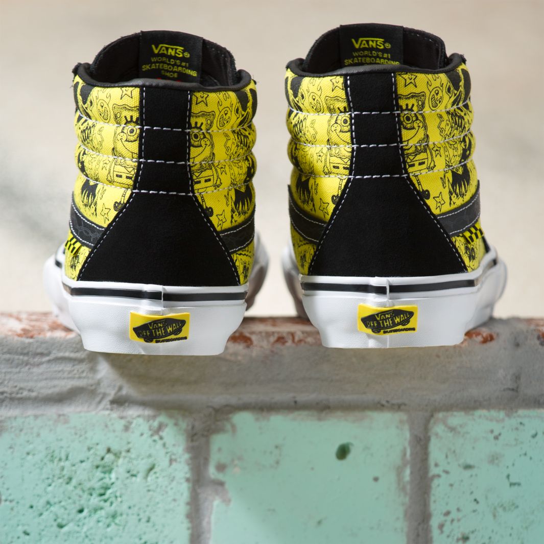 Sk8 Hi Spongebob Gigliotti Vans Back