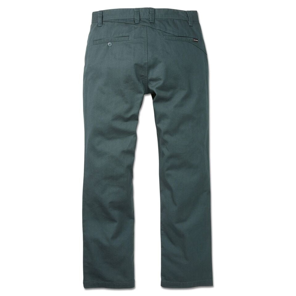 Volcom Frickin Regular Chino Pants - Navy Green