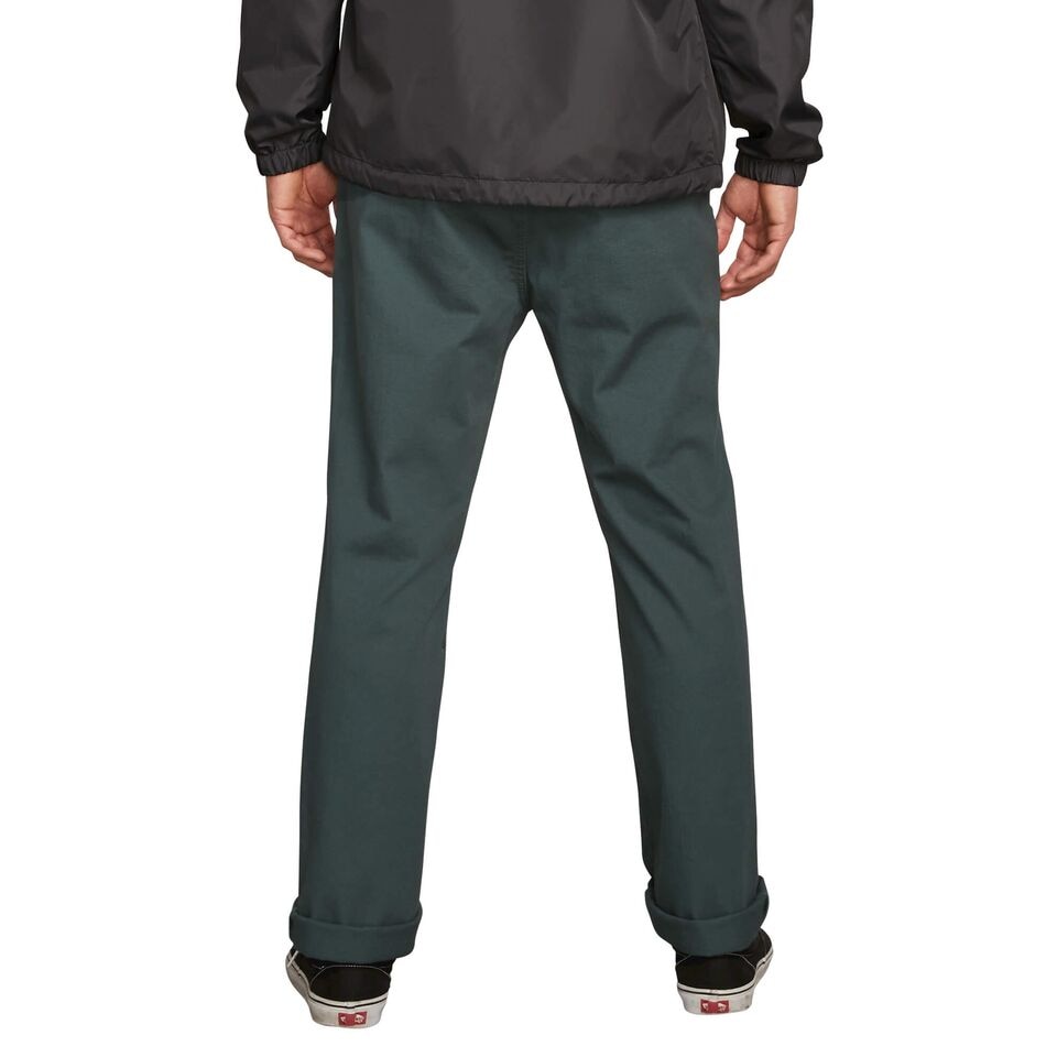 Volcom Frickin Regular Chino Pants - Navy Green