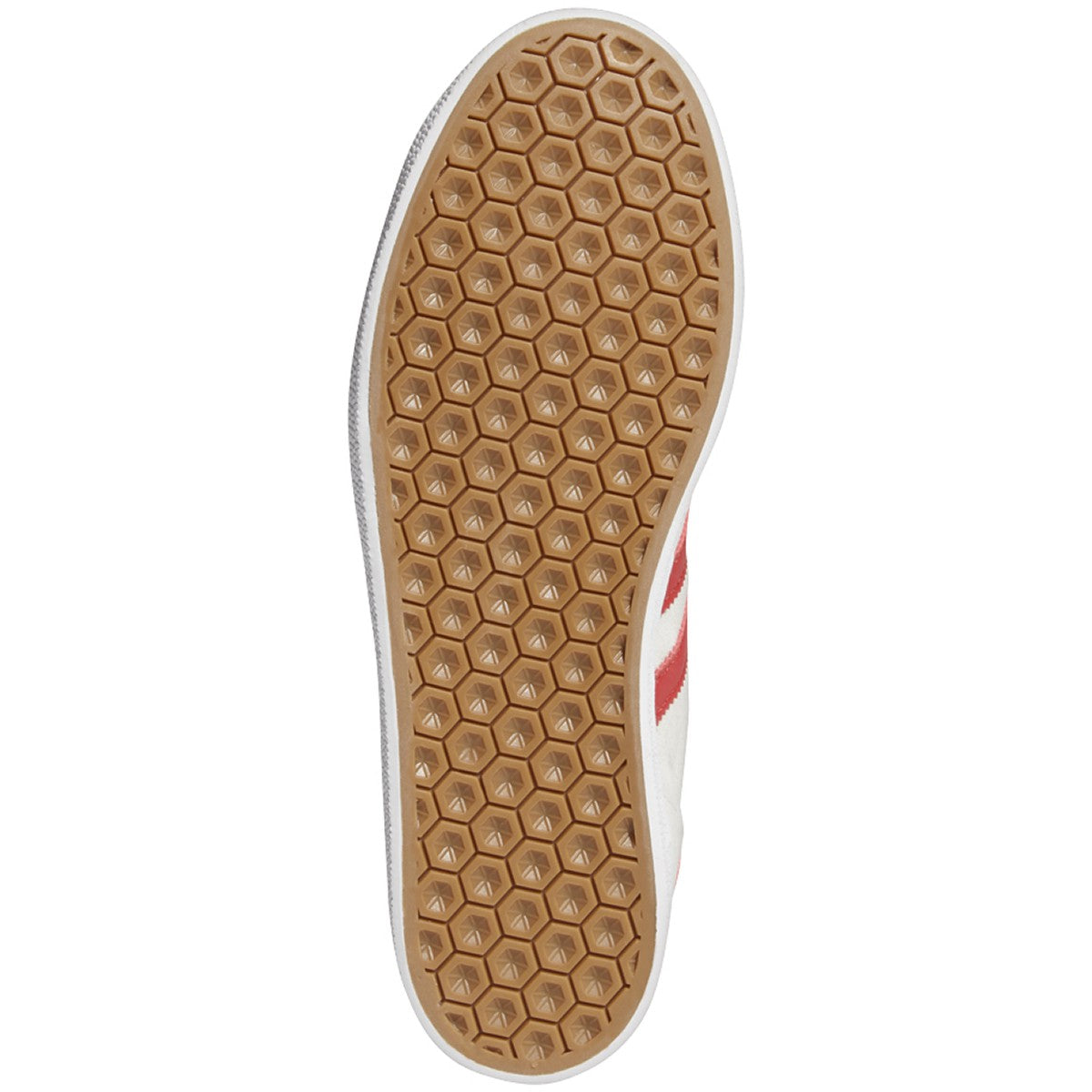 White/Scarlet Red Gazelle ADV Adidas Skateboarding Shoe Bottom