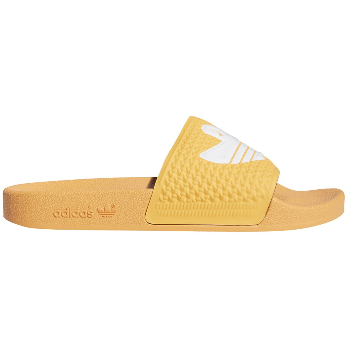 Hazy Orange Shmoofoil Adidas Slides