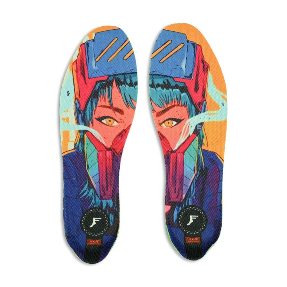 Colours Diber Kato Cyber Girl FP Kingfoam High Impact Skateboard Insoles