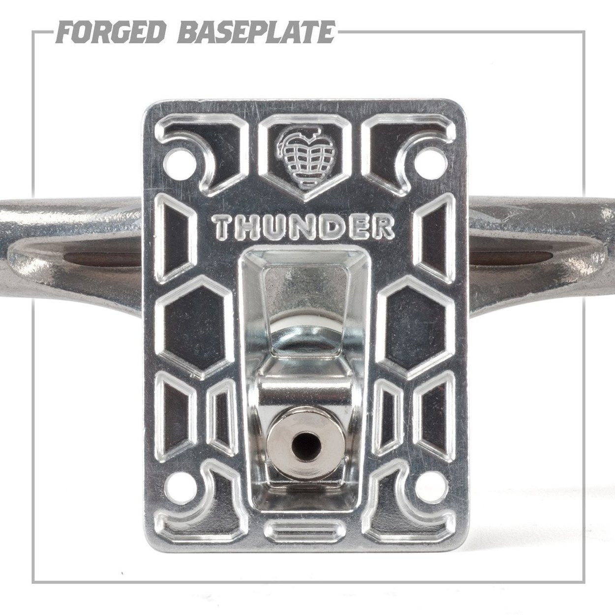 Thunder High Lights Blue Skateboard Trucks - 148 Hi