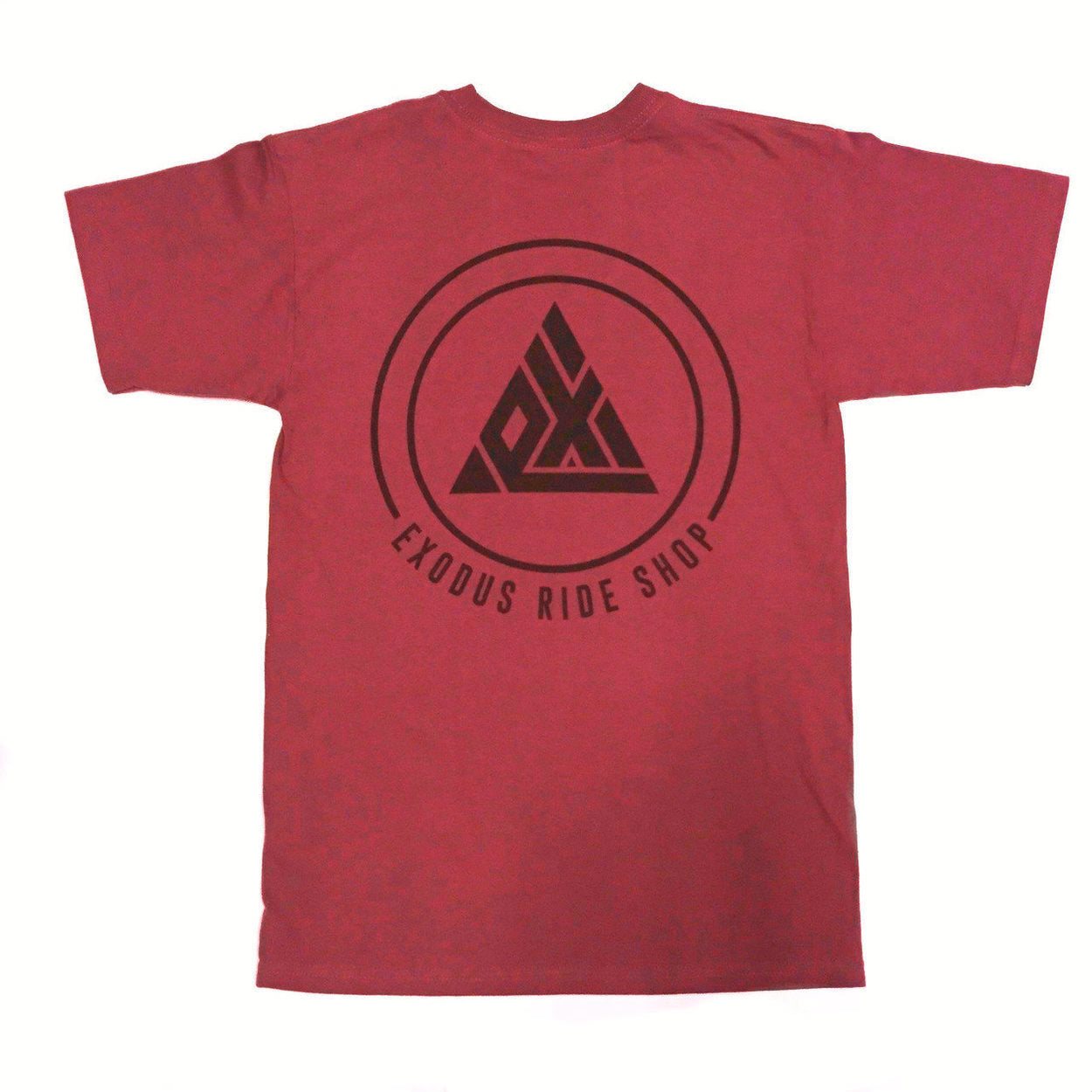 Exodus Circle Logo Tee - Cardinal Red