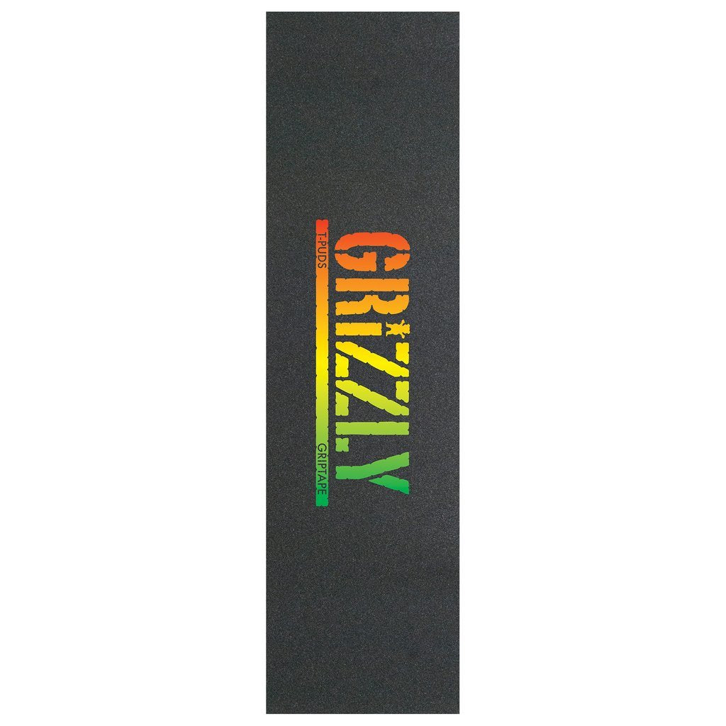Grizzly Torey Pudwill Rasta Stamp Skateboard Griptape