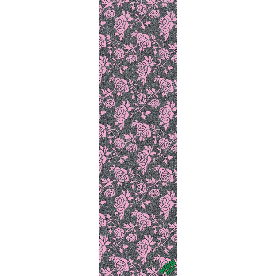 Mob x Krux Pink Roses Skateboard Griptape