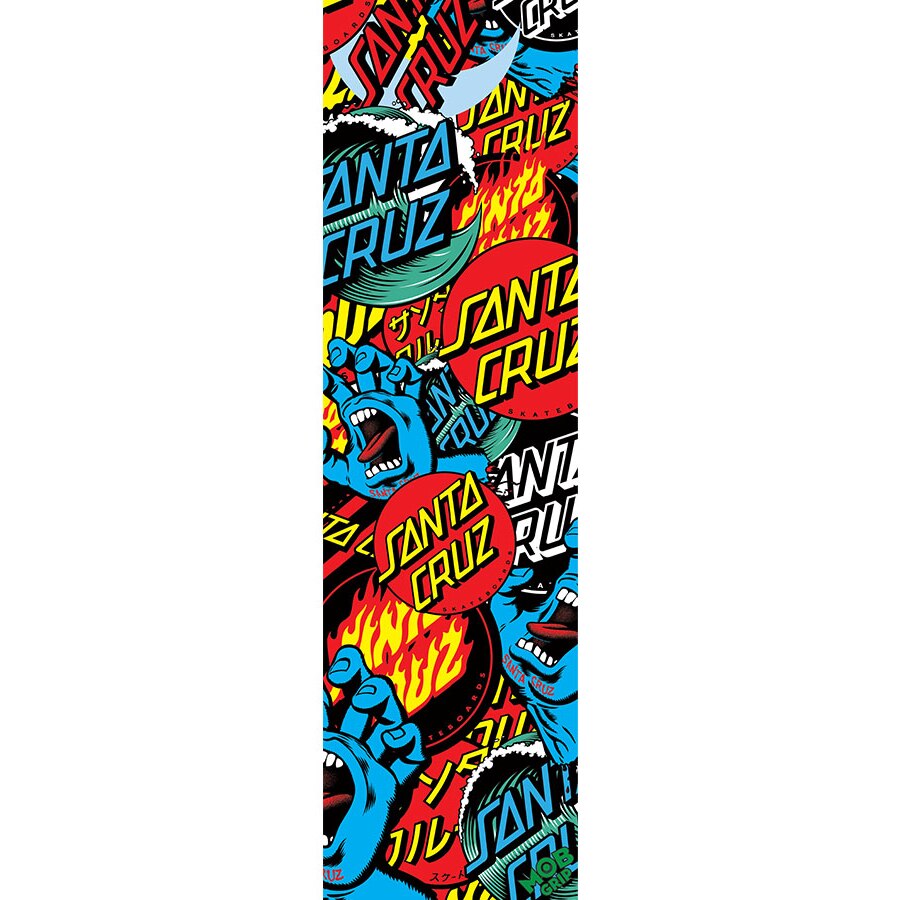 Mob x Santa Cruz Classic Collage Skateboard Griptape