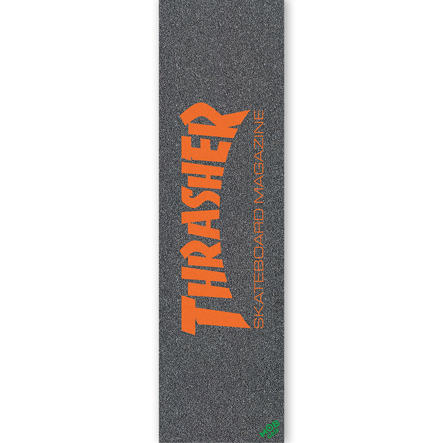 Orange Thrasher Mag Mob Skateboard Grip Tape