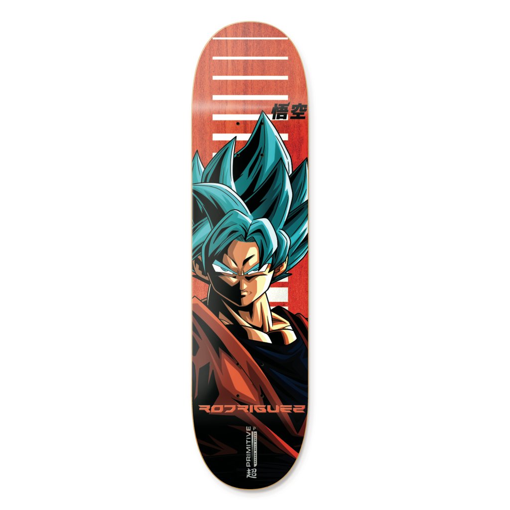 DRAGON BALL Z Skateboard Goku Deck Paul Rodriguez Primitive